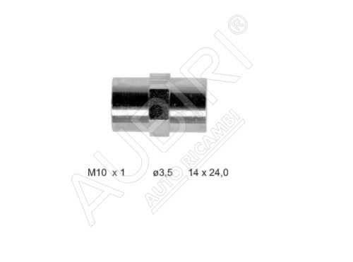 Brake pipe adaptor 10 mm Iveco Daily, Fiat Ducato