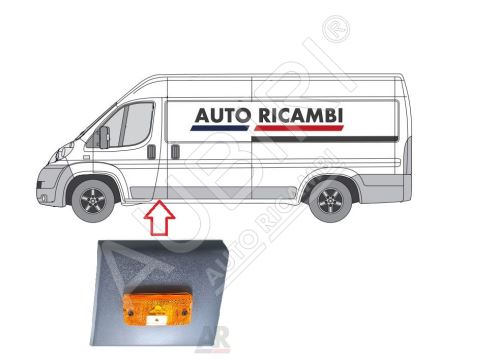 Protective trim Fiat Ducato since 2006 left, behind the front door, B-column - Maxi