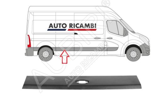 Protective trim Renault Master since 2010 right, behind the sliding door for front door