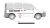 Protective trim Fiat Doblo 2000-2005 right, rear door, black