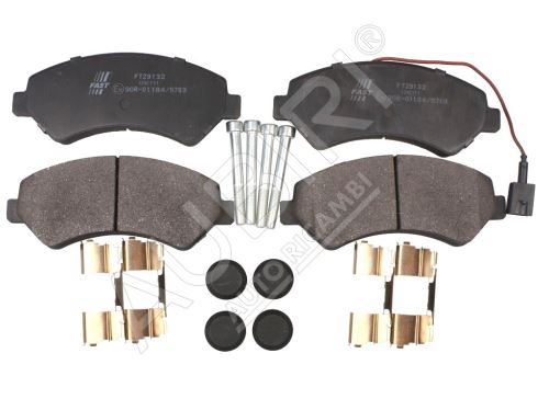 Brake pads Fiat Ducato since 2006 front Q20, 1-sensor, with accessories