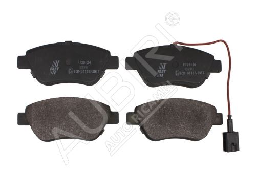 Brake pads Fiat Doblo 2000-2010, Fiorino since 2007 1.3D/1.4i/1.6i/1.9D front,1-sensor