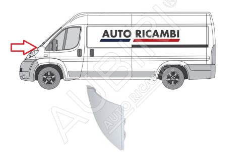 Protective trim Fiat Ducato 2006-2014 left above the headlight