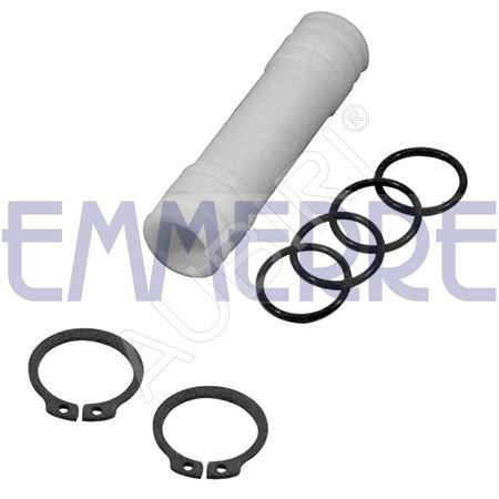 Water pump pipe Iveco TurboDaily 2.5, 80 mm kit with seals