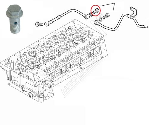 Flow screw Iveco Daily, Fiat Ducato 3.0