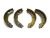 Handbrake shoes Fiat Ducato 1994-2006 rear, 172mm, type TRW