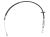 Handbrake cable Fiat Ducato 1994-2006 front, 1078/761mm