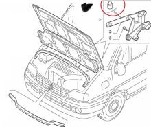 Hood cover Fiat Ducato 2002-2011 (1)