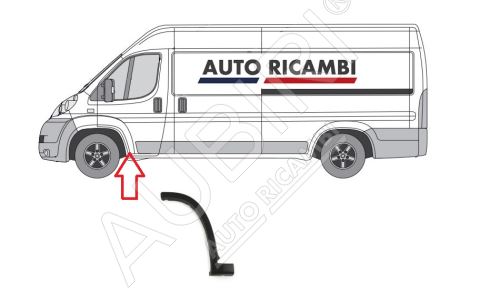 Protective trim Fiat Ducato since 2006 left, fender trim