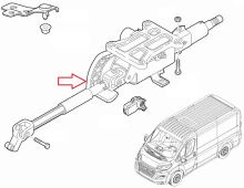 Steering Column Fiat Ducato, Jumper, Boxer since 2021 keyless starting