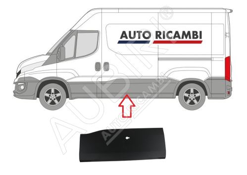 Protective trim Iveco Daily since 2014 left, middle part (3520/4100)