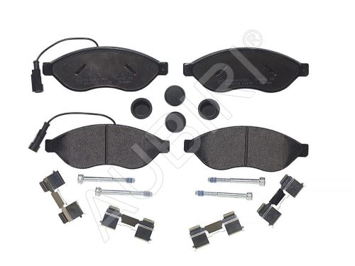 Brake pads Fiat Ducato since 2006 front Q11-17L 2-sensors, with accessories