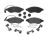 Brake pads Fiat Ducato since 2006 front Q11-17L 2-sensors, with accessories