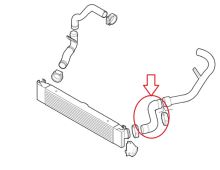 Charger Intake Hose Fiat Ducato 2011-2016 2.3 from turbocharger to intercooler (2)