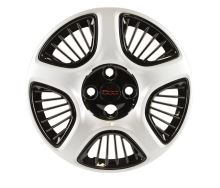 Wheel trim Fiat 500 since 2020 - 15" disk, Electro, red inscription