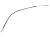 Handbrake cable Iveco Daily 2000-2006 35C/50C/65C rear, 1450/1115 mm