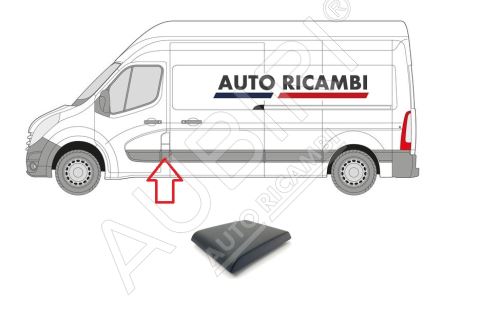 Protective trim Renault Master since 2010 left, behind the front door, B-column