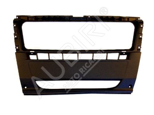 Front bumper Fiat Ducato 2006-2014 in the middle, dark grey without grill