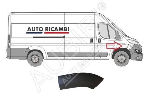 Protective trim Fiat Ducato since 2014 right, fender trim