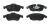 Brake pads Citroën Berlingo, Peugeot Partner 2008-2018 1.6D front