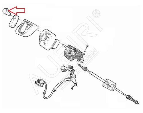 Gear knob Fiat Ducato since 2021 automatic transmission