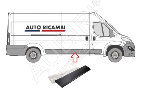 Protective trim Fiat Ducato since 2014 right sliding door