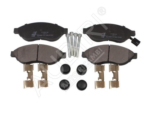 Brake pads Fiat Ducato since 2006 front Q11-17L 2-sensors, with accessories