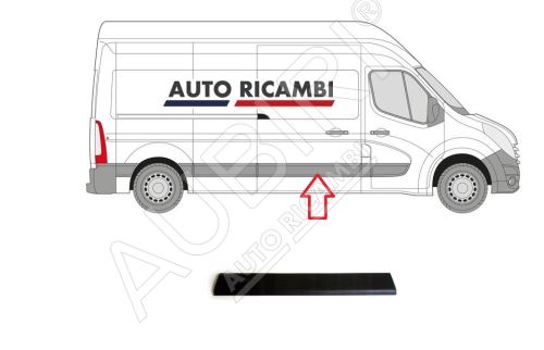 Protective trim Renault Master since 2010 right, sliding door