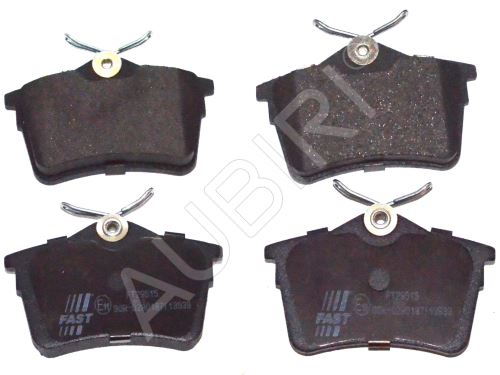 Brake pads Citroën Berlingo, Partner 2008-2018 rear, with accessories