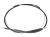 Handbrake cable Fiat Ducato 1994-2006 rear, drum brake, 2827/2x876 mm