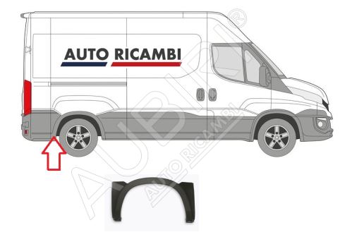 Protective trim Iveco Daily since 2014 left/right, fender trim