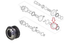 5th gear wheel Fiat Ducato since 2006 2.0/3.0, 41 teeth (2)