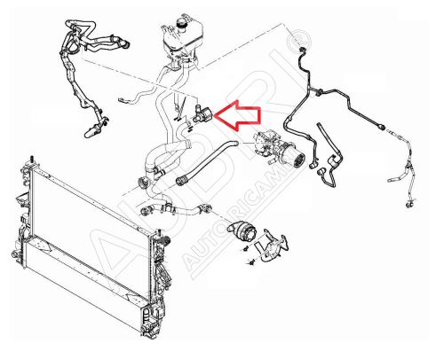 Water pump, auxiliary pump Fiat Ducato since 2021 2.2D