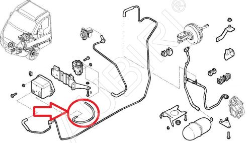 Vacuum hose Iveco Daily since 2011
