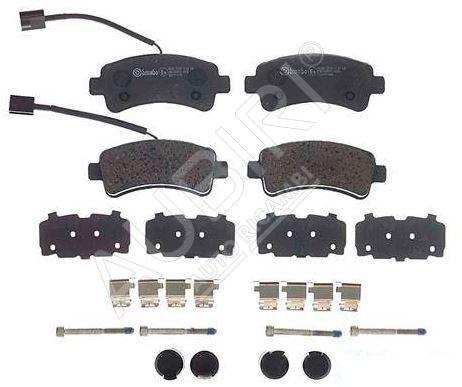 Brake pads Fiat Ducato since 2006 rear, 2- sensors, with accessories, 20Q, typ Brembo