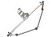 Wiper mechanism Fiat Doblo 2000-2010 without motor