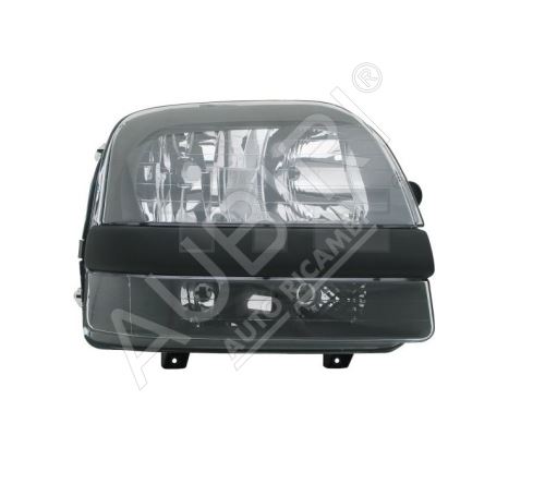 Headlight Fiat Doblo 2000-2005 right H7+H1+H1 with fog light, with motor