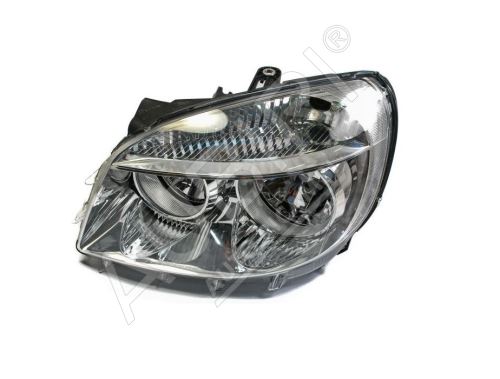 Headlight Fiat Doblo 2005-2010 left front H7+H1, with motor