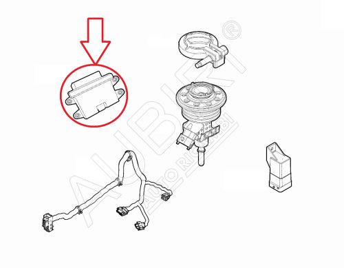 ADBlue injection control unit Fiat Ducato since 2014 2.3D