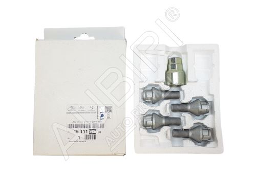 Safety wheel screw Citroën/Peugeot for alloy wheels, set