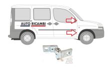 Front door hinge Fiat Doblo 2000-2010 left upper/lower (2)