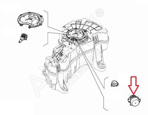 ADBlue pump Fiat Doblo 2015-2022 1.3/1.6D