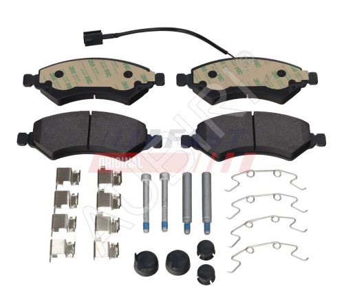 Brake pads Fiat Ducato, Jumper, Boxer, Movano since 2023 front, with accessories