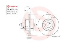 Brake disc Fiat Ducato since 2006 front Q17L, 280 mm (1)