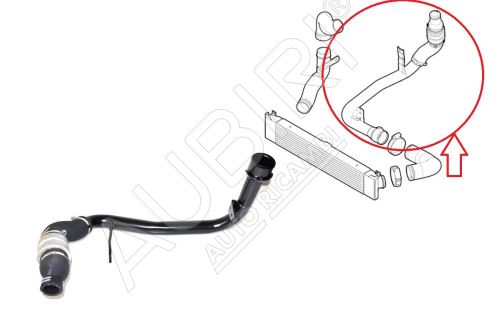 Charger Intake Hose Fiat Ducato 2006-2011 2.2 from turbocharger to intercooler, complete