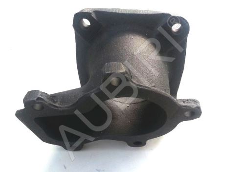 Turbo flange, Iveco EuroCargo E4 in front of the engine brake
