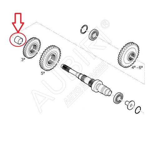 Gearbox shaft housing Fiat Ducato since 2021 2.2D, Doblo 2010-2022 primary