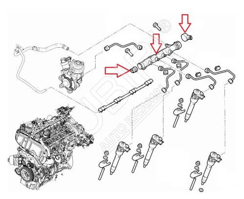 High pressure ramp Fiat Ducato since 2021 2.2D