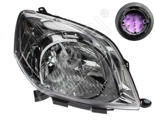 Headlight Fiat Fiorino since 2007 right H4