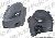 Bumper Fiat Ducato 2014 left, for fog lights